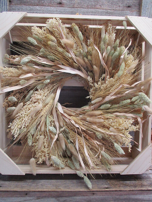Golden Grains Wreath