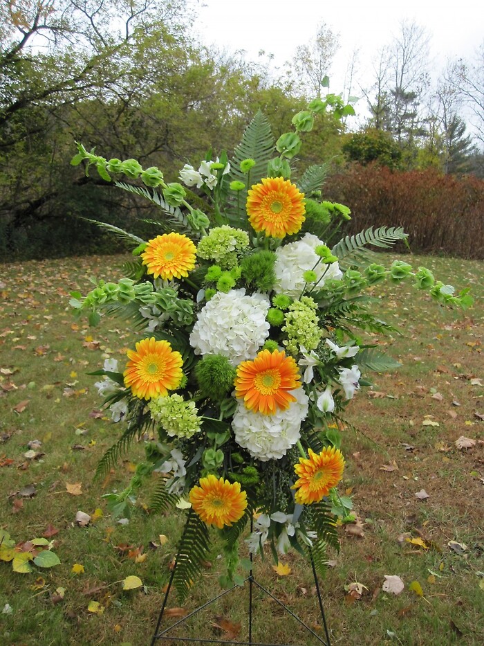 Orange and Green Sympathy Spray