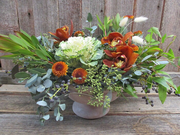 Bountiful Bronze Centerpiece