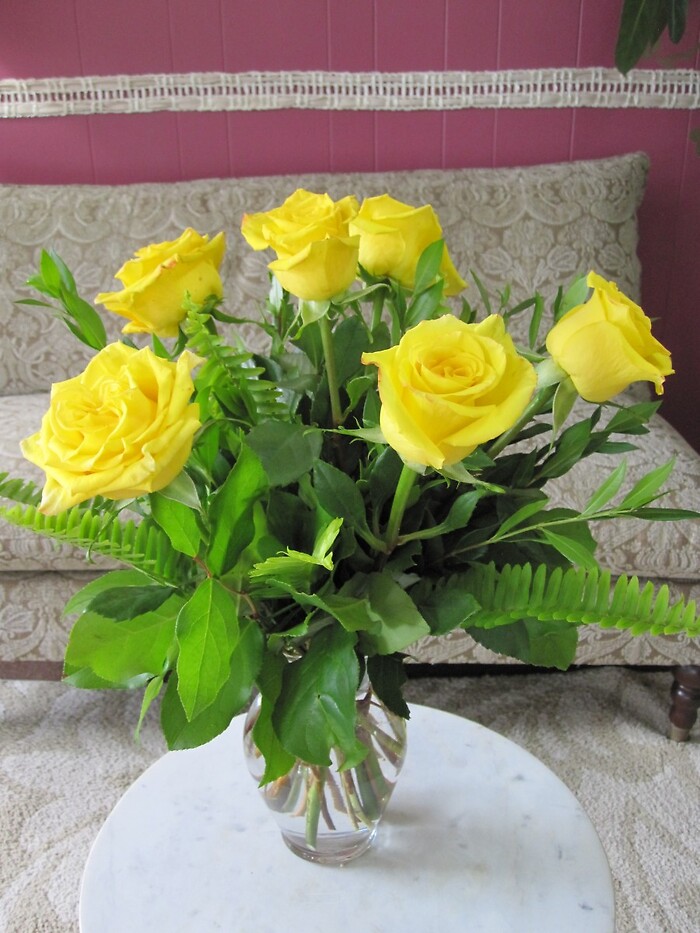 Half-Dozen Yellow Roses