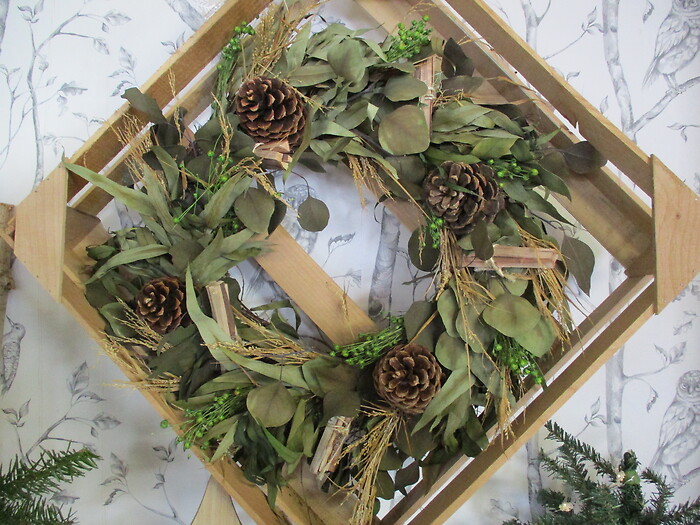 Dried Winter Wreath