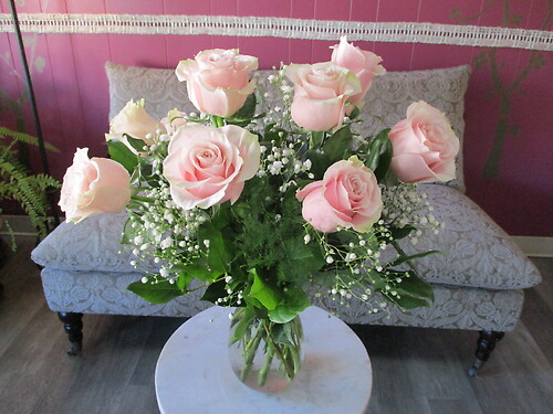 Dozen Pink Roses